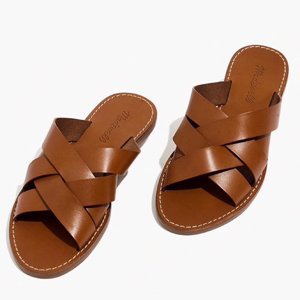 NWOT  Madewell The Boardwalk Woven Slide Sandal - Picture 7 of 8